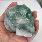 Handmade Green Quartz Crystal Skull 2.5" tall Model #3477-0001 by Brazil Gems - Brazil GemsBrazil GemsHandmade Green Quartz Crystal Skull 2.5" tall Model #3477-0001 by Brazil GemsSkulls3477-0001