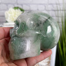 Handmade Green Quartz Crystal Skull 3.4" tall Model #3477-0008 by Brazil Gems - Brazil GemsBrazil GemsHandmade Green Quartz Crystal Skull 3.4" tall Model #3477-0008 by Brazil GemsSkulls3477-0008