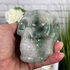 Handmade Green Quartz Crystal Skull 3.4" tall Model #3477-0008 by Brazil Gems - Brazil GemsBrazil GemsHandmade Green Quartz Crystal Skull 3.4" tall Model #3477-0008 by Brazil GemsSkulls3477-0008