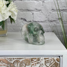Handmade Green Quartz Crystal Skull 3.4" tall Model #3477-0008 by Brazil Gems - Brazil GemsBrazil GemsHandmade Green Quartz Crystal Skull 3.4" tall Model #3477-0008 by Brazil GemsSkulls3477-0008