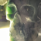 Handmade Green Quartz Crystal Skull 5.5" tall Model #3477-0009 by Brazil Gems - Brazil GemsBrazil GemsHandmade Green Quartz Crystal Skull 5.5" tall Model #3477-0009 by Brazil GemsSkulls3477-0009