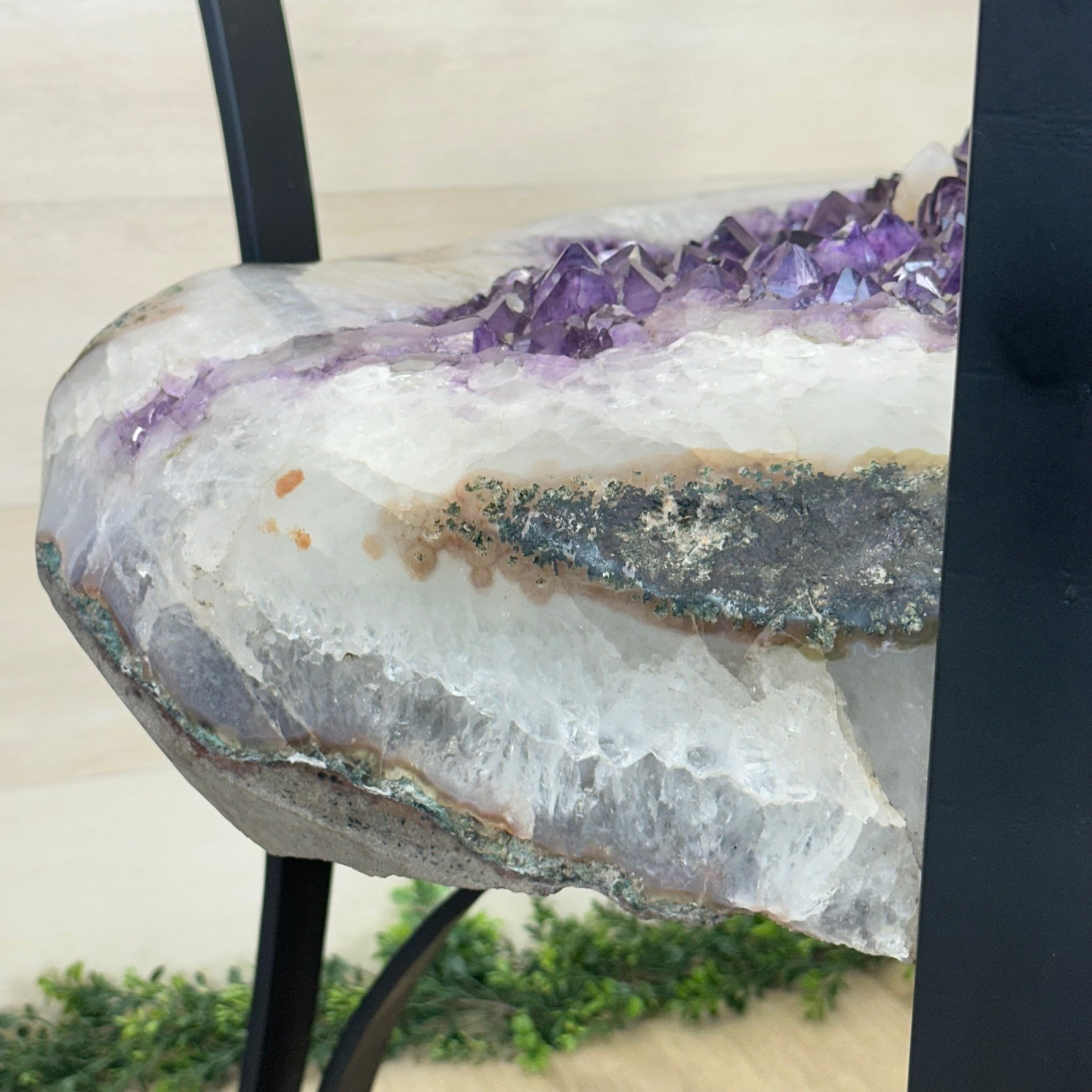 Large Amethyst Dining/Conference Table Super Quality, 372.6 lbs & 30.5" Tall 1388 - 0003 - Brazil GemsBrazil GemsLarge Amethyst Dining/Conference Table Super Quality, 372.6 lbs & 30.5" Tall 1388 - 0003Tables: Dining1388 - 0003