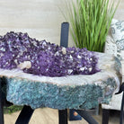Large Amethyst Dining/Conference Table Super Quality, 372.6 lbs & 30.5" Tall 1388 - 0003 - Brazil GemsBrazil GemsLarge Amethyst Dining/Conference Table Super Quality, 372.6 lbs & 30.5" Tall 1388 - 0003Tables: Dining1388 - 0003