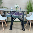 Large Amethyst Dining/Conference Table Super Quality, 372.6 lbs & 30.5" Tall 1388 - 0003 - Brazil GemsBrazil GemsLarge Amethyst Dining/Conference Table Super Quality, 372.6 lbs & 30.5" Tall 1388 - 0003Tables: Dining1388 - 0003