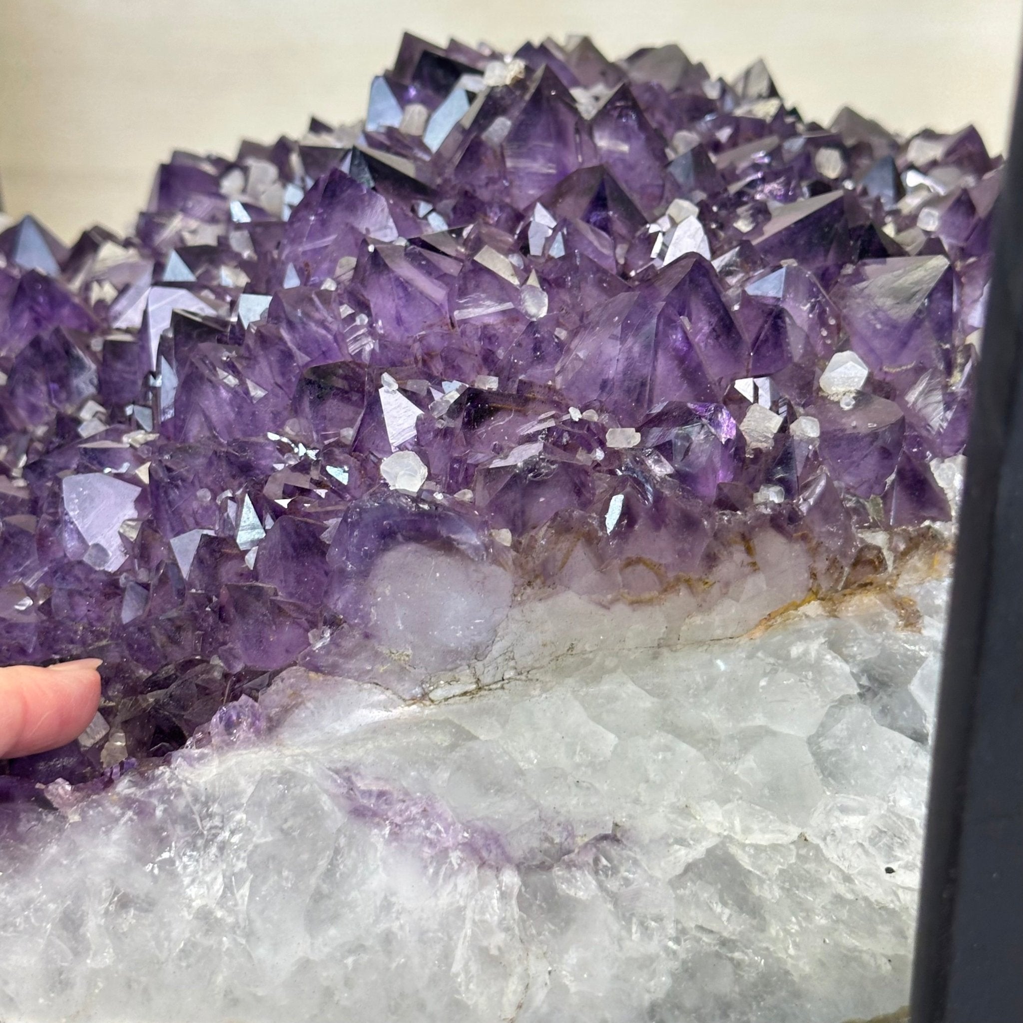 Large Amethyst Dining/Conference Table Super Quality, 372.6 lbs & 30.5" Tall 1388 - 0003 - Brazil GemsBrazil GemsLarge Amethyst Dining/Conference Table Super Quality, 372.6 lbs & 30.5" Tall 1388 - 0003Tables: Dining1388 - 0003