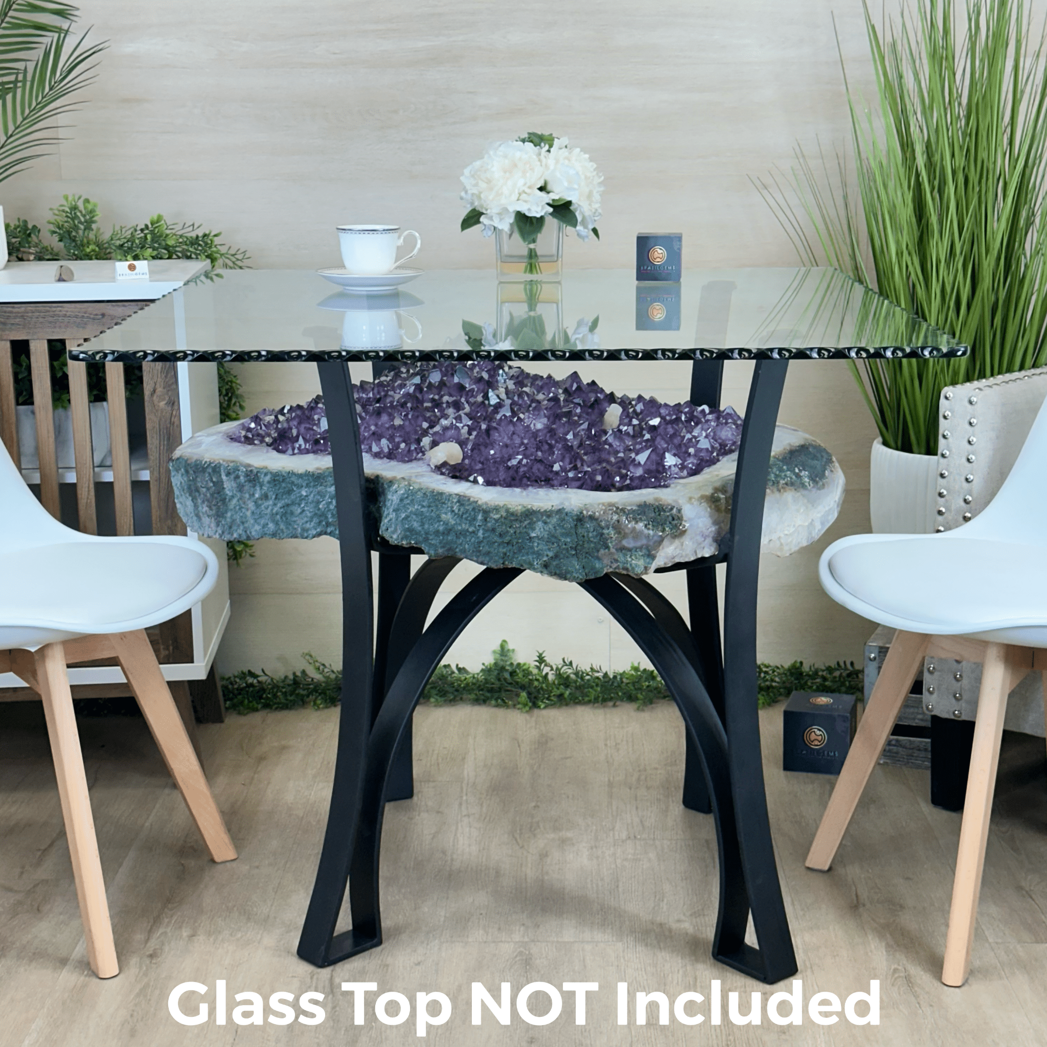 Large Amethyst Dining/Conference Table Super Quality, 372.6 lbs & 30.5" Tall 1388 - 0003 - Brazil GemsBrazil GemsLarge Amethyst Dining/Conference Table Super Quality, 372.6 lbs & 30.5" Tall 1388 - 0003Tables: Dining1388 - 0003