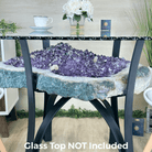 Large Amethyst Dining/Conference Table Super Quality, 372.6 lbs & 30.5" Tall 1388 - 0003 - Brazil GemsBrazil GemsLarge Amethyst Dining/Conference Table Super Quality, 372.6 lbs & 30.5" Tall 1388 - 0003Tables: Dining1388 - 0003