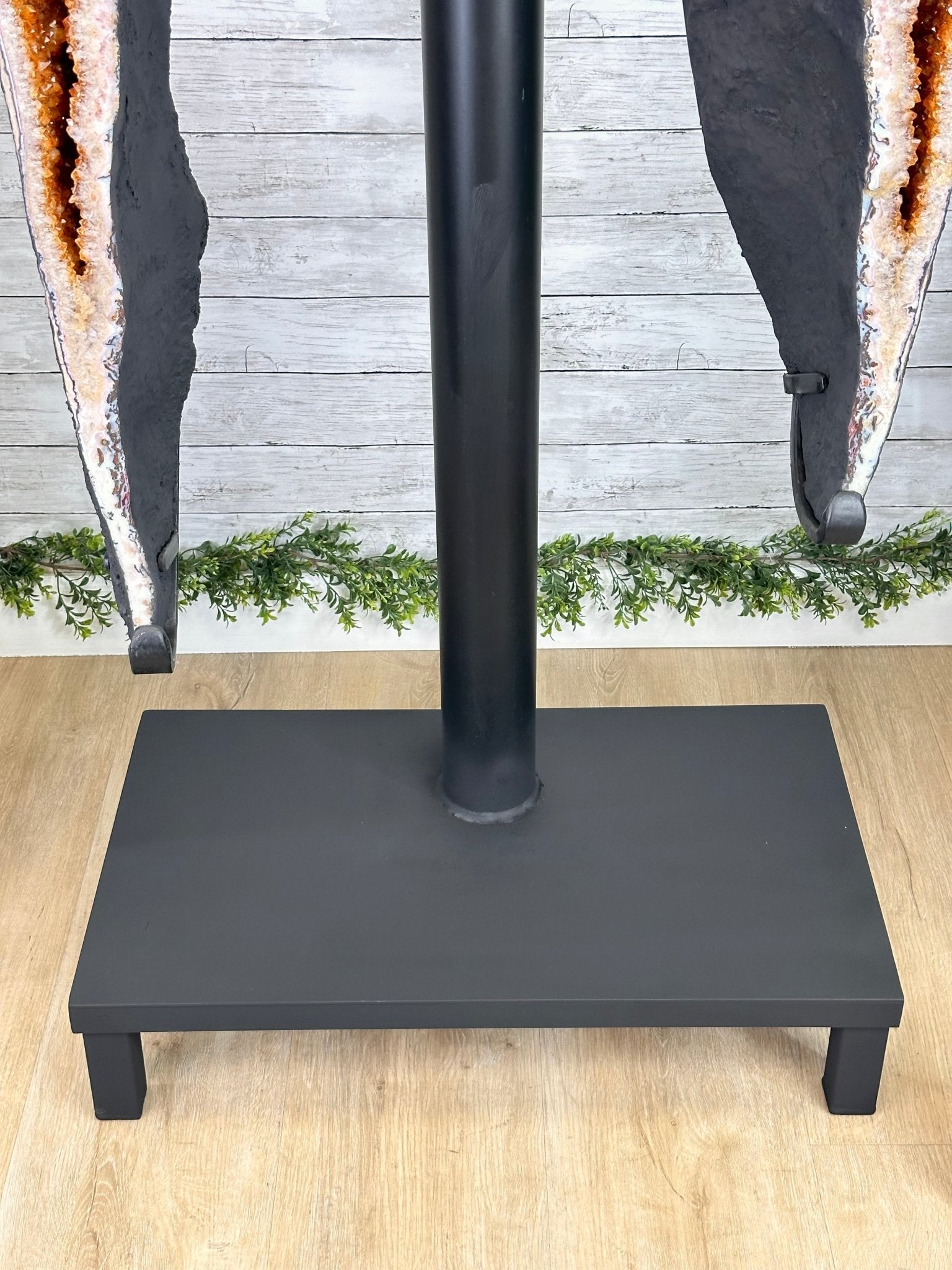 Large Citrine Butterfly Wings on a Metal Stand, 322 lbs & 72.75" Tall #5498-0005 - Brazil GemsBrazil GemsLarge Citrine Butterfly Wings on a Metal Stand, 322 lbs & 72.75" Tall #5498-0005Citrine Butterfly Wings5498-0005
