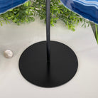 Large Dyed Blue Brazilian Agate "Butterfly Wings", Metal Stand, 12" Tall, Model #5050BL-0045 by Brazil Gems - Brazil GemsBrazil GemsLarge Dyed Blue Brazilian Agate "Butterfly Wings", Metal Stand, 12" Tall, Model #5050BL-0045 by Brazil GemsAgate Butterfly Wings5050BL-0045