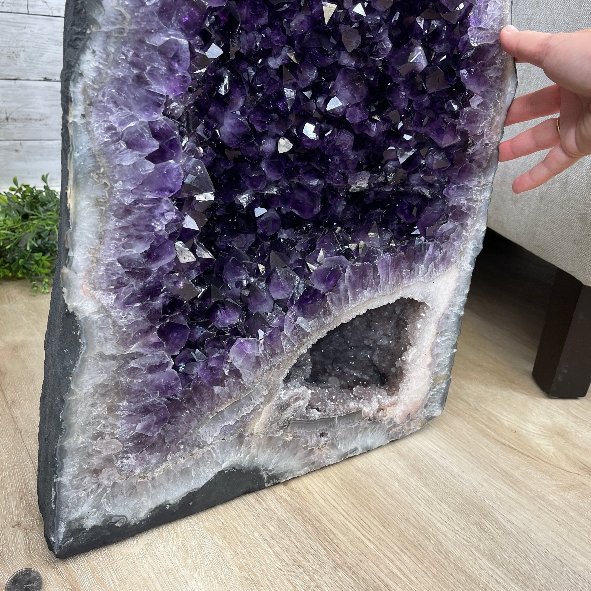 Large Extra Plus Quality Brazilian Amethyst Cathedral, 28” tall & 164.3 lbs #5601-0529 by Brazil Gems - Brazil GemsBrazil GemsLarge Extra Plus Quality Brazilian Amethyst Cathedral, 28” tall & 164.3 lbs #5601-0529 by Brazil GemsCathedrals5601-0529