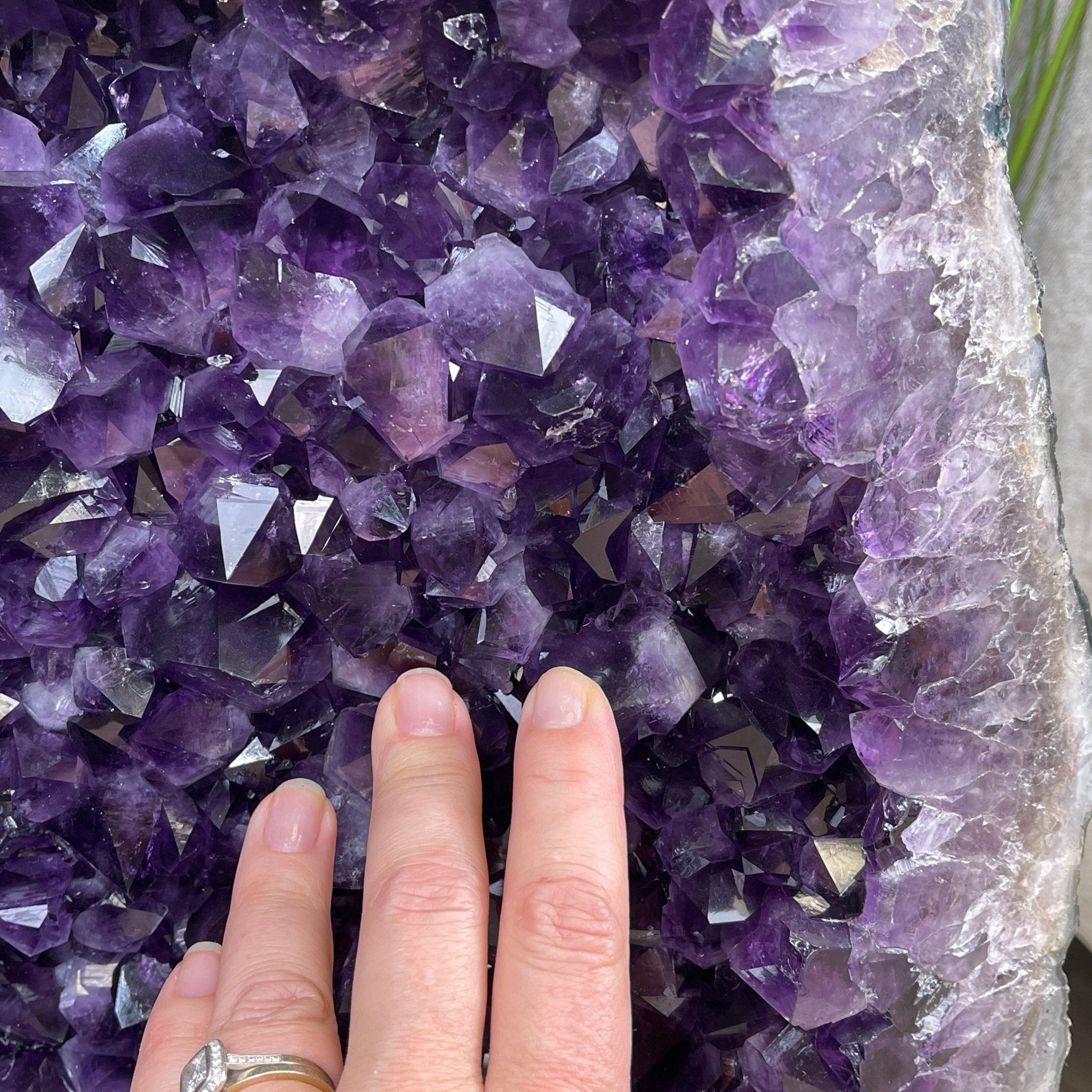 Large Extra Plus Quality Brazilian Amethyst Cathedral, 28” tall & 164.3 lbs #5601-0529 by Brazil Gems - Brazil GemsBrazil GemsLarge Extra Plus Quality Brazilian Amethyst Cathedral, 28” tall & 164.3 lbs #5601-0529 by Brazil GemsCathedrals5601-0529