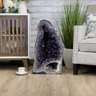 Large Extra Plus Quality Brazilian Amethyst Cathedral, 28” tall & 164.3 lbs #5601-0529 by Brazil Gems - Brazil GemsBrazil GemsLarge Extra Plus Quality Brazilian Amethyst Cathedral, 28” tall & 164.3 lbs #5601-0529 by Brazil GemsCathedrals5601-0529