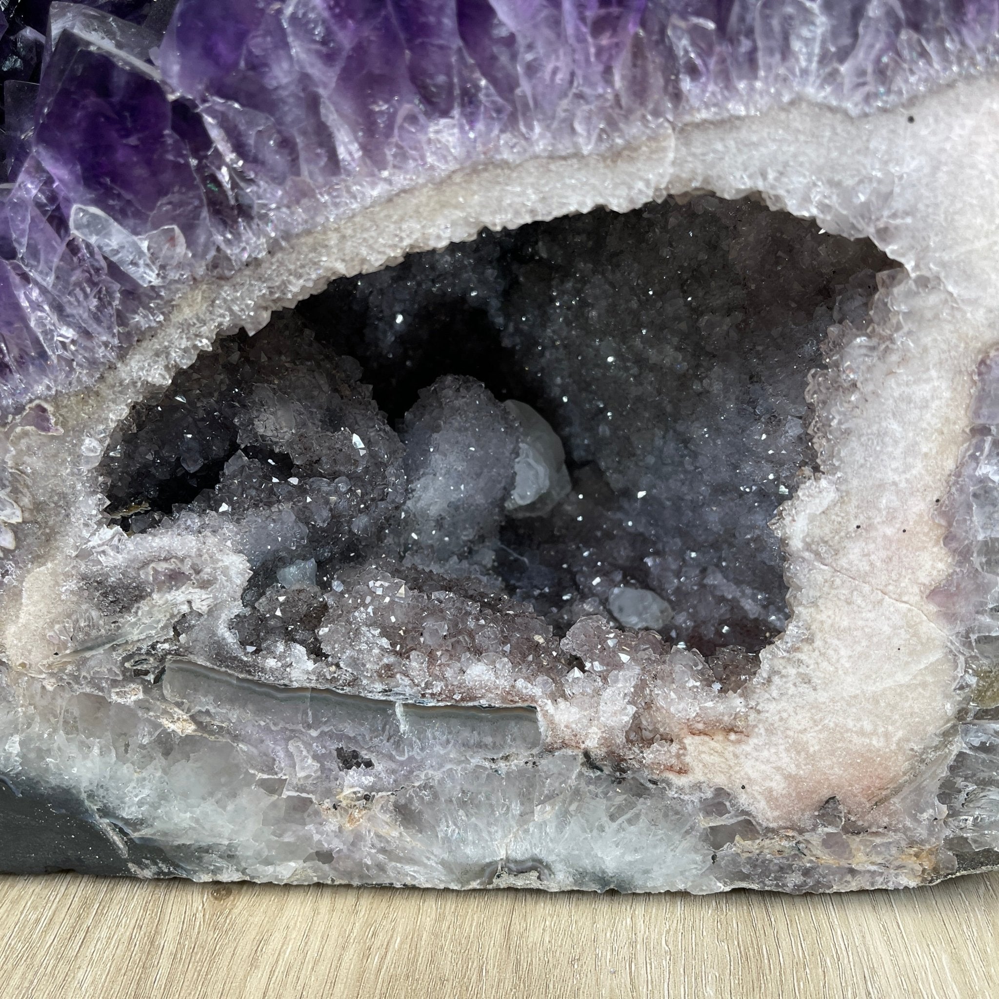 Large Extra Plus Quality Brazilian Amethyst Cathedral, 28” tall & 164.3 lbs #5601-0529 by Brazil Gems - Brazil GemsBrazil GemsLarge Extra Plus Quality Brazilian Amethyst Cathedral, 28” tall & 164.3 lbs #5601-0529 by Brazil GemsCathedrals5601-0529