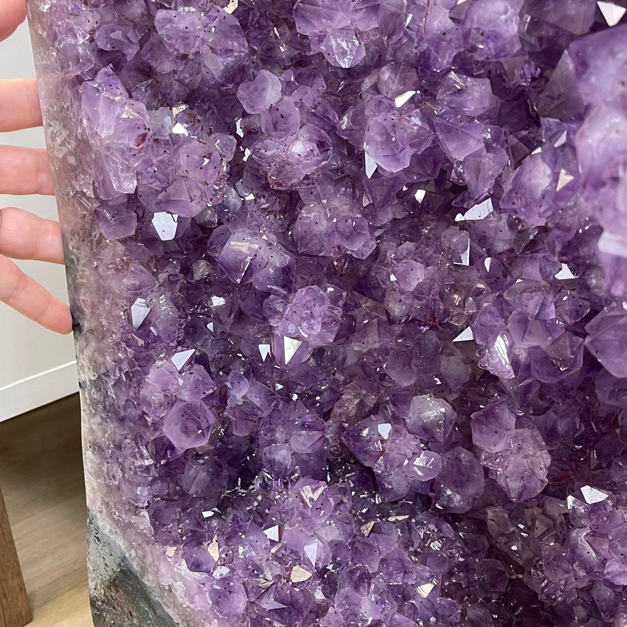Large Extra Plus Quality Polished Brazilian Amethyst Cathedral, 155.3 lbs & 52” Tall Model #5602-0145 by Brazil Gems - Brazil GemsBrazil GemsLarge Extra Plus Quality Polished Brazilian Amethyst Cathedral, 155.3 lbs & 52” Tall Model #5602-0145 by Brazil GemsPolished Cathedrals5602-0145