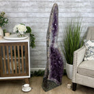 Large Extra Plus Quality Polished Brazilian Amethyst Cathedral, 155.3 lbs & 52” Tall Model #5602-0145 by Brazil Gems - Brazil GemsBrazil GemsLarge Extra Plus Quality Polished Brazilian Amethyst Cathedral, 155.3 lbs & 52” Tall Model #5602-0145 by Brazil GemsPolished Cathedrals5602-0145