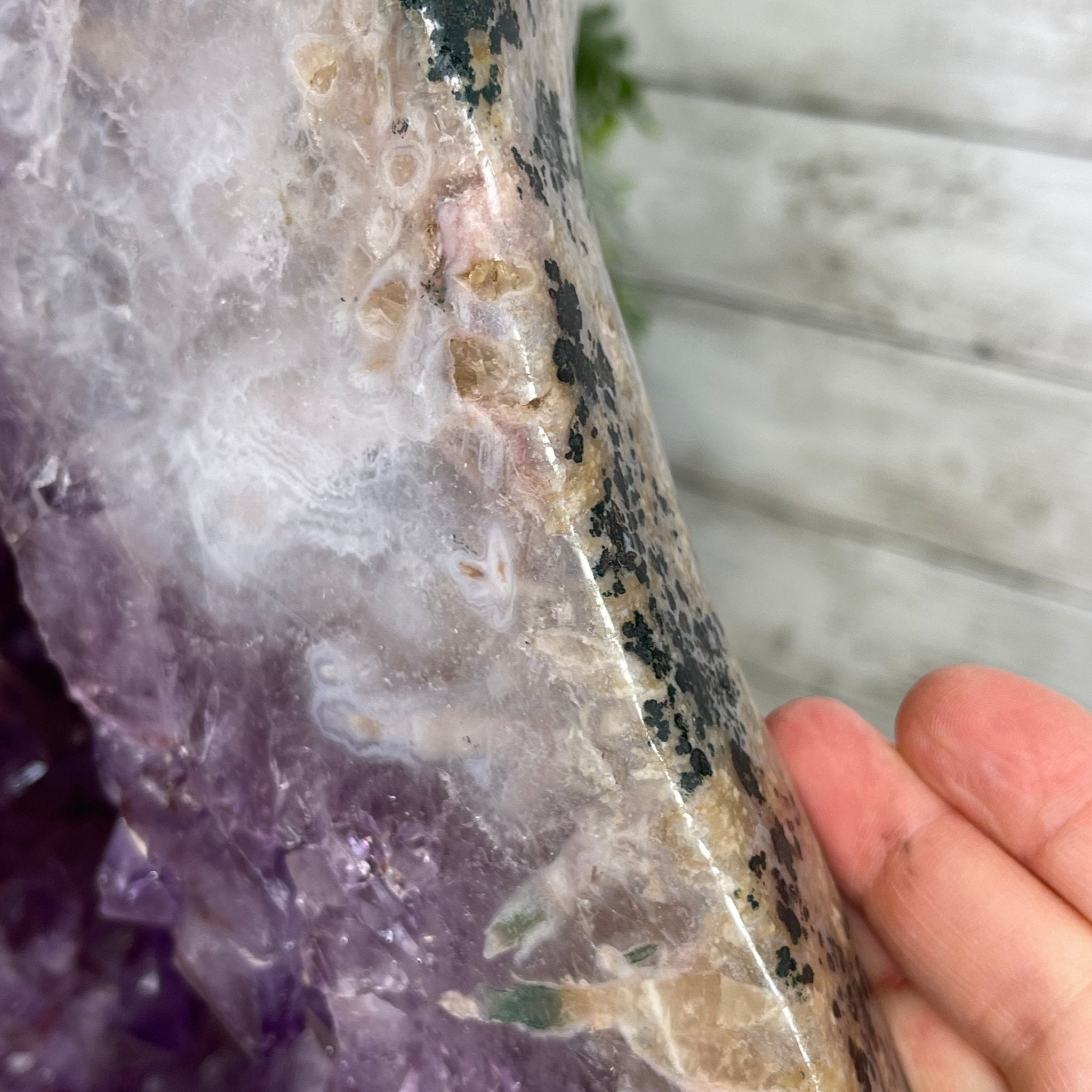 Large Extra Plus Quality Polished Brazilian Amethyst Cathedral, 155.3 lbs & 52” Tall Model #5602-0145 by Brazil Gems - Brazil GemsBrazil GemsLarge Extra Plus Quality Polished Brazilian Amethyst Cathedral, 155.3 lbs & 52” Tall Model #5602-0145 by Brazil GemsPolished Cathedrals5602-0145