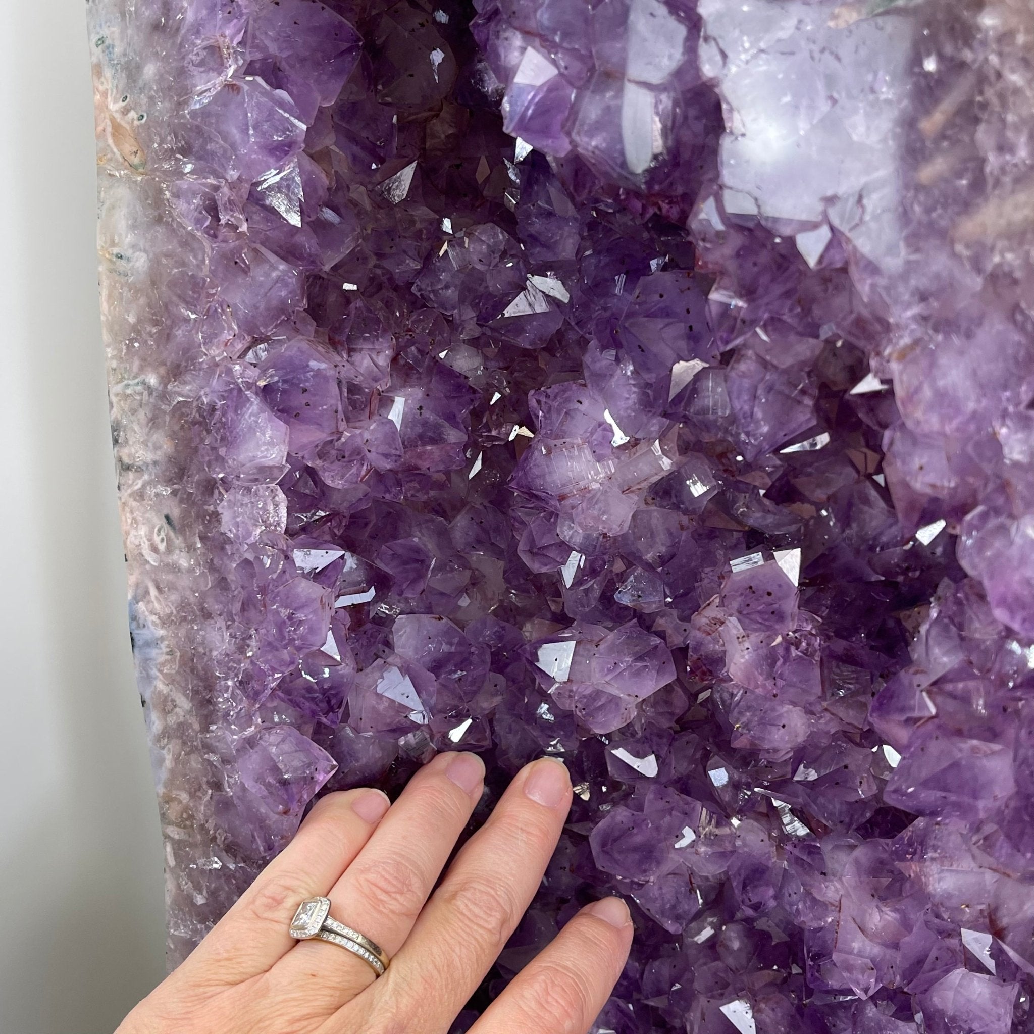 Large Extra Plus Quality Polished Brazilian Amethyst Cathedral, 155.3 lbs & 52” Tall Model #5602-0145 by Brazil Gems - Brazil GemsBrazil GemsLarge Extra Plus Quality Polished Brazilian Amethyst Cathedral, 155.3 lbs & 52” Tall Model #5602-0145 by Brazil GemsPolished Cathedrals5602-0145