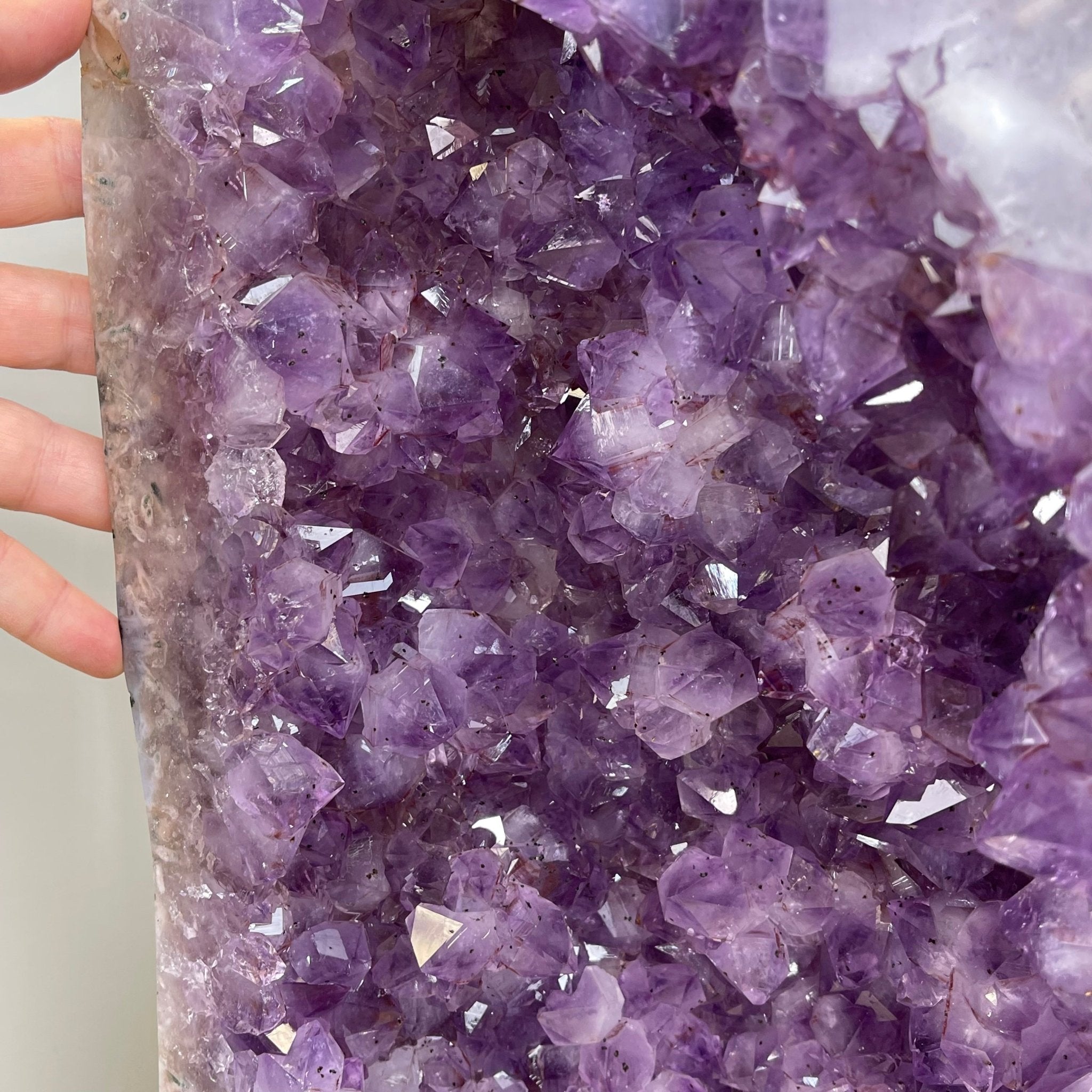 Large Extra Plus Quality Polished Brazilian Amethyst Cathedral, 155.3 lbs & 52” Tall Model #5602-0145 by Brazil Gems - Brazil GemsBrazil GemsLarge Extra Plus Quality Polished Brazilian Amethyst Cathedral, 155.3 lbs & 52” Tall Model #5602-0145 by Brazil GemsPolished Cathedrals5602-0145