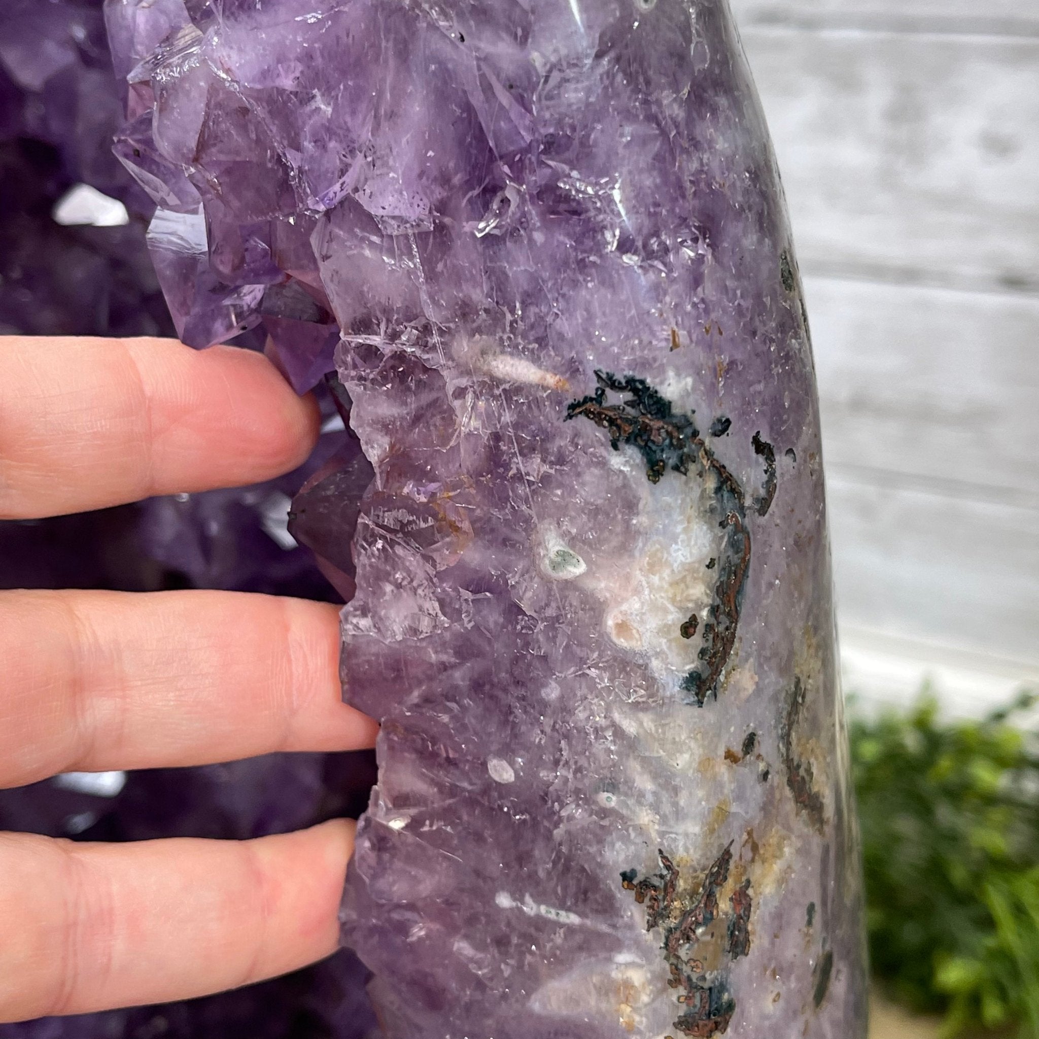 Large Extra Plus Quality Polished Brazilian Amethyst Cathedral, 155.3 lbs & 52” Tall Model #5602-0145 by Brazil Gems - Brazil GemsBrazil GemsLarge Extra Plus Quality Polished Brazilian Amethyst Cathedral, 155.3 lbs & 52” Tall Model #5602-0145 by Brazil GemsPolished Cathedrals5602-0145