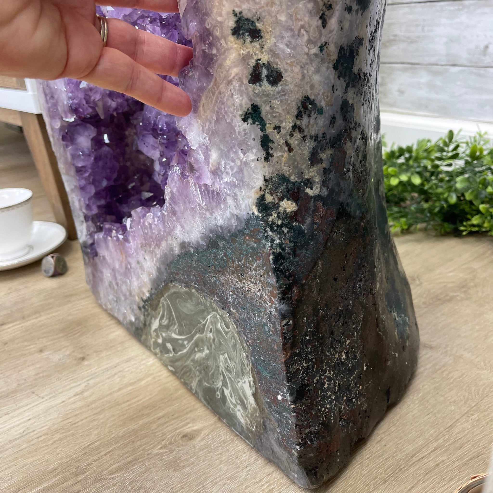 Large Extra Plus Quality Polished Brazilian Amethyst Cathedral, 157 lbs & 50.6” Tall Model #5602-0146 by Brazil Gems - Brazil GemsBrazil GemsLarge Extra Plus Quality Polished Brazilian Amethyst Cathedral, 157 lbs & 50.6” Tall Model #5602-0146 by Brazil GemsPolished Cathedrals5602-0146