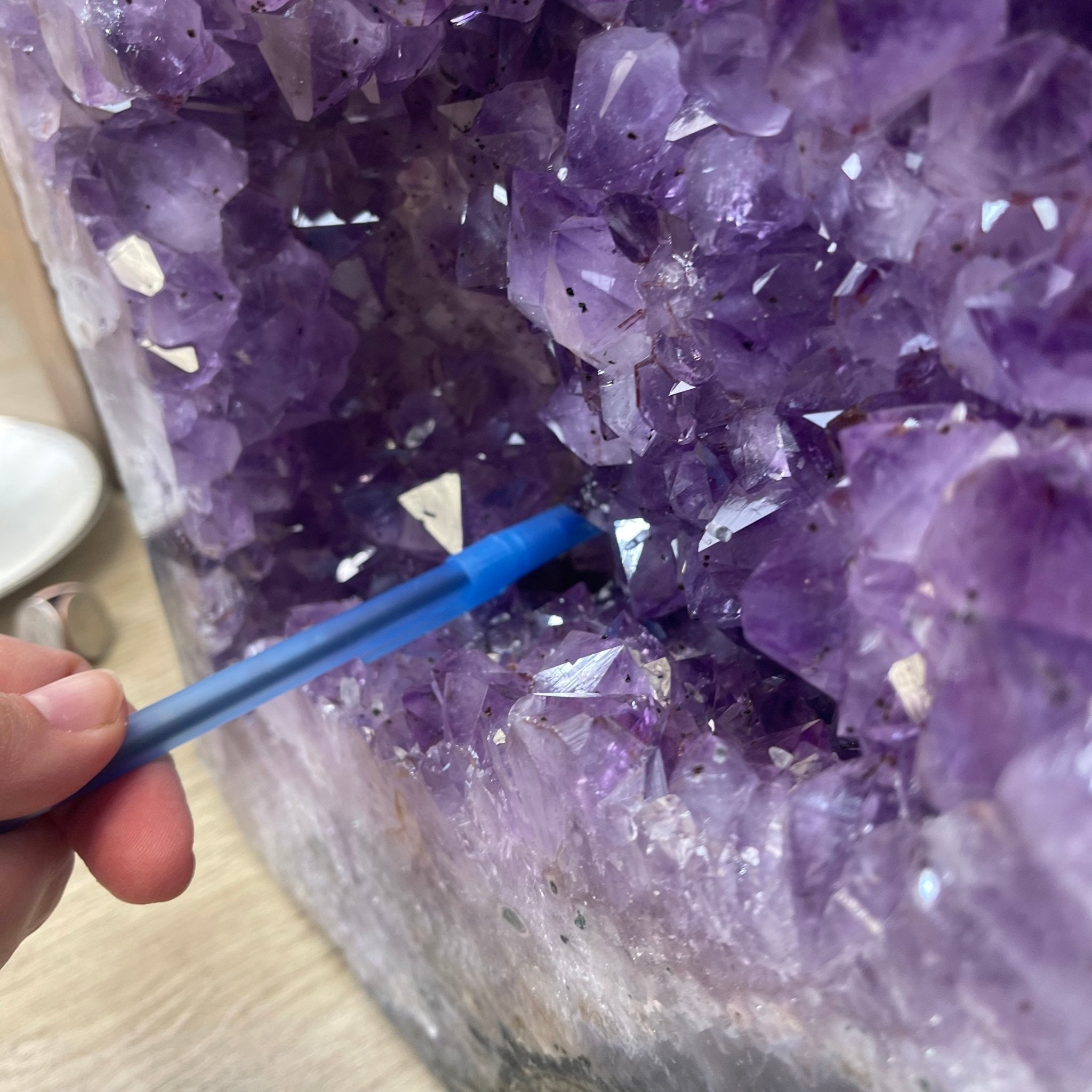 Large Extra Plus Quality Polished Brazilian Amethyst Cathedral, 157 lbs & 50.6” Tall Model #5602-0146 by Brazil Gems - Brazil GemsBrazil GemsLarge Extra Plus Quality Polished Brazilian Amethyst Cathedral, 157 lbs & 50.6” Tall Model #5602-0146 by Brazil GemsPolished Cathedrals5602-0146