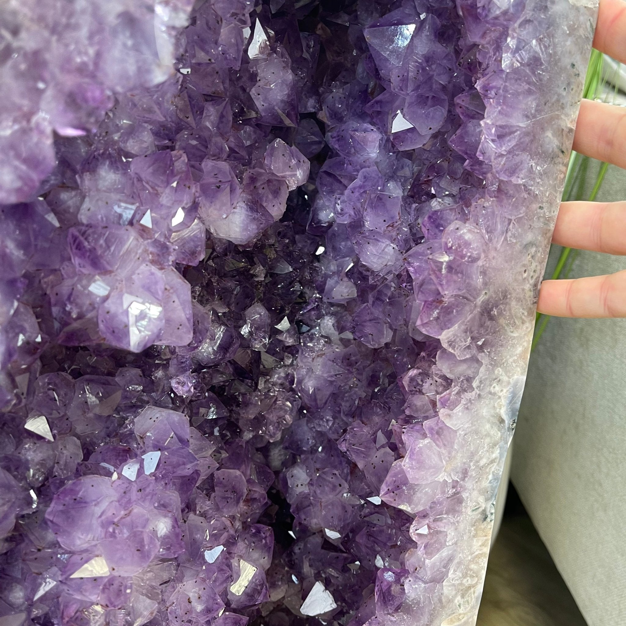 Large Extra Plus Quality Polished Brazilian Amethyst Cathedral, 157 lbs & 50.6” Tall Model #5602-0146 by Brazil Gems - Brazil GemsBrazil GemsLarge Extra Plus Quality Polished Brazilian Amethyst Cathedral, 157 lbs & 50.6” Tall Model #5602-0146 by Brazil GemsPolished Cathedrals5602-0146