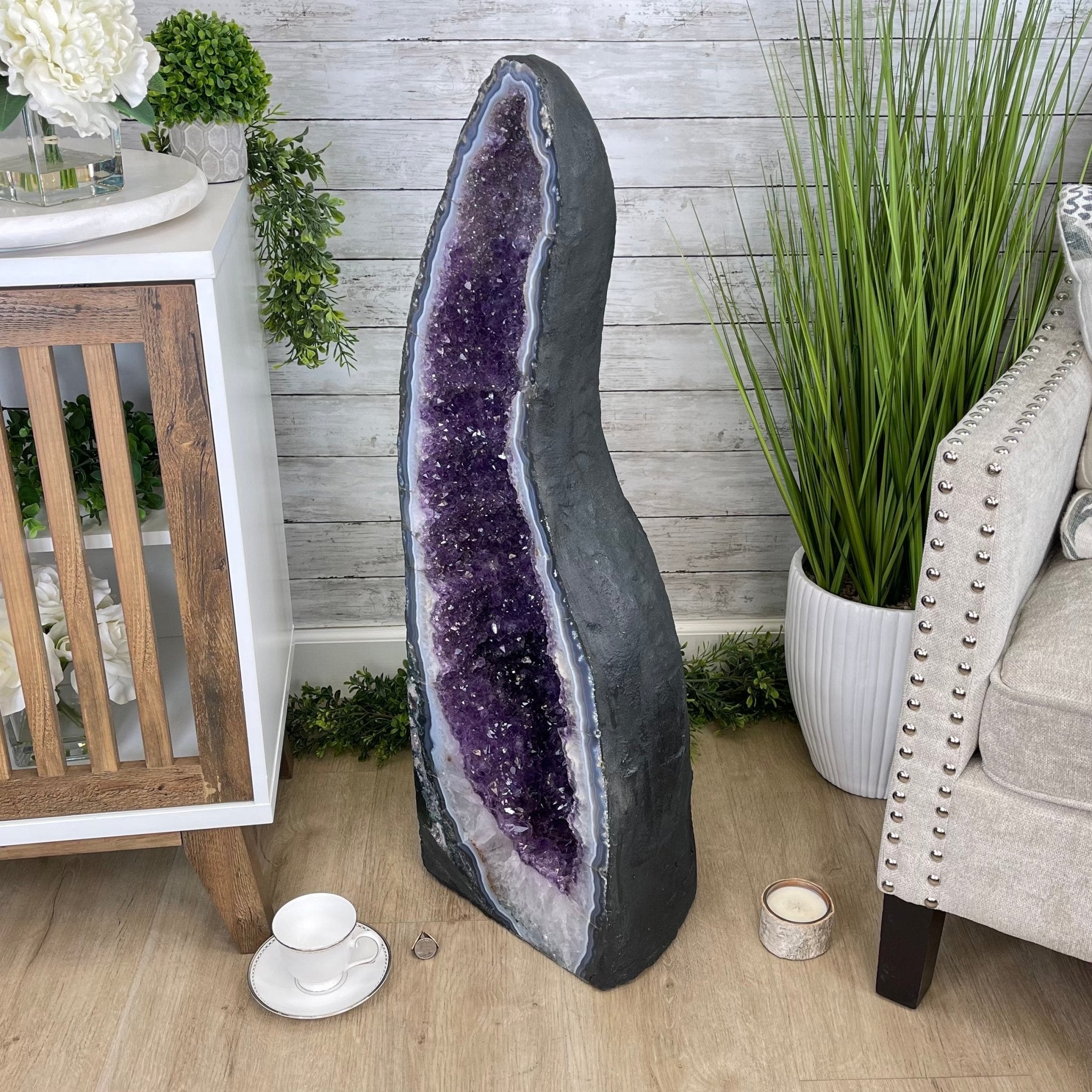 Large Extra Quality Brazilian Amethyst Cathedral, 169.8 lbs & 37.3” tall #5601-1179 by Brazil Gems - Brazil GemsBrazil GemsLarge Extra Quality Brazilian Amethyst Cathedral, 169.8 lbs & 37.3” tall #5601-1179 by Brazil GemsCathedrals5601-1179