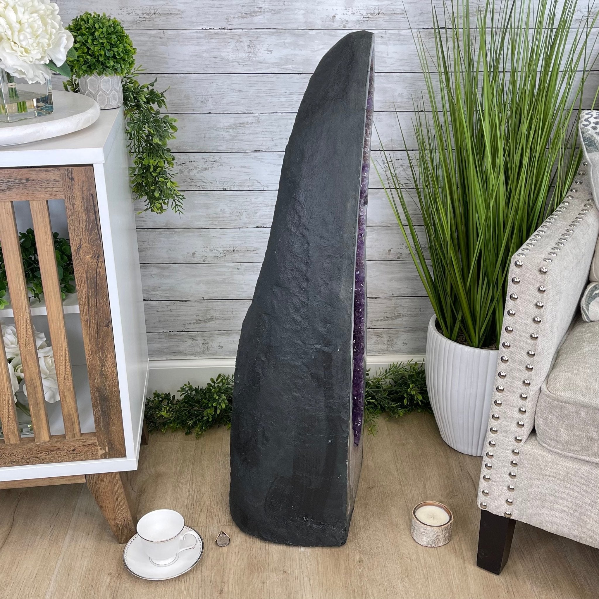 Large Extra Quality Brazilian Amethyst Cathedral, 169.8 lbs & 37.3” tall #5601-1179 by Brazil Gems - Brazil GemsBrazil GemsLarge Extra Quality Brazilian Amethyst Cathedral, 169.8 lbs & 37.3” tall #5601-1179 by Brazil GemsCathedrals5601-1179