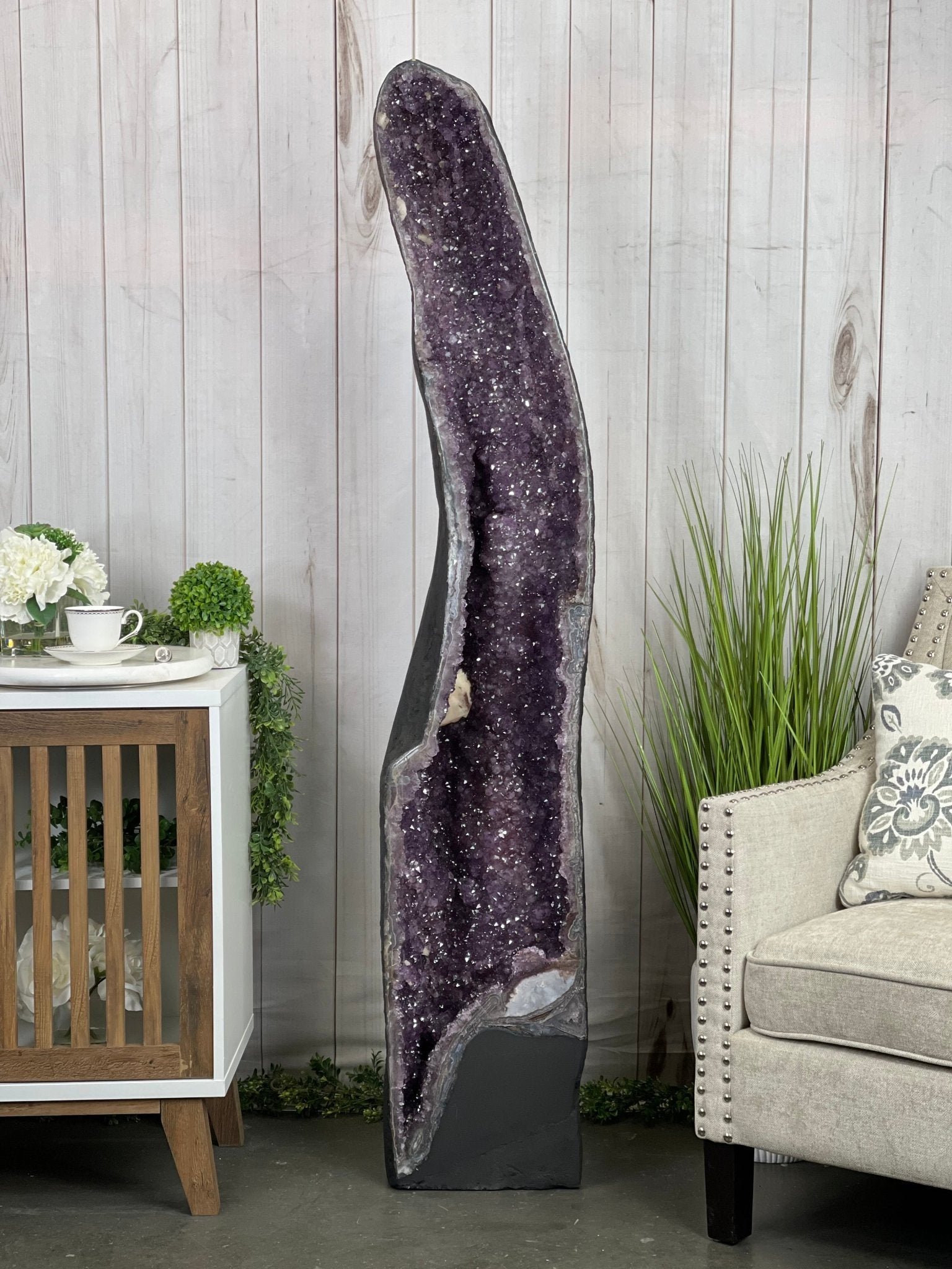 Large Extra Quality Brazilian Amethyst Cathedral, 222.7 lbs & 67.5" Tall #5601-1197 by Brazil Gems - Brazil GemsBrazil GemsLarge Extra Quality Brazilian Amethyst Cathedral, 222.7 lbs & 67.5" Tall #5601-1197 by Brazil GemsCathedrals5601-1197