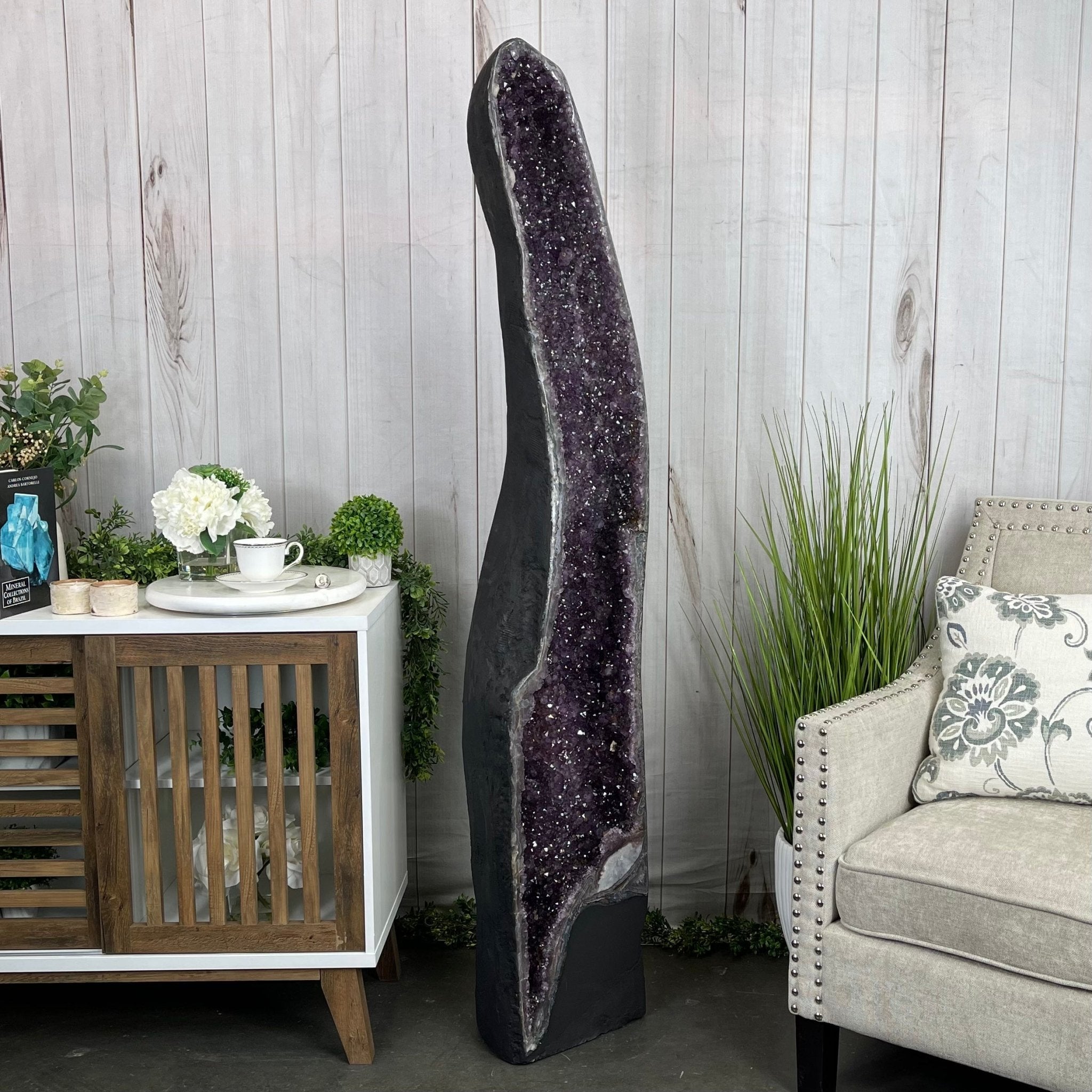 Large Extra Quality Brazilian Amethyst Cathedral, 222.7 lbs & 67.5" Tall #5601-1197 by Brazil Gems - Brazil GemsBrazil GemsLarge Extra Quality Brazilian Amethyst Cathedral, 222.7 lbs & 67.5" Tall #5601-1197 by Brazil GemsCathedrals5601-1197