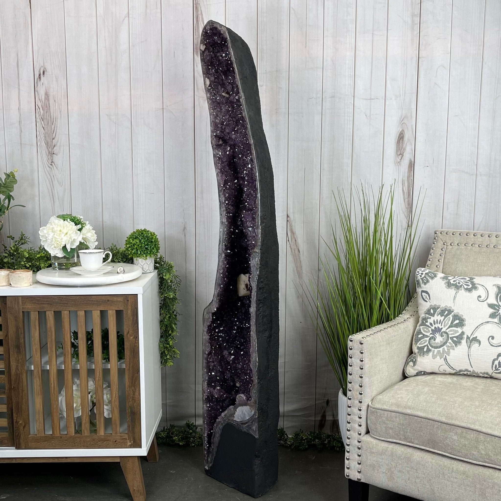 Large Extra Quality Brazilian Amethyst Cathedral, 222.7 lbs & 67.5" Tall #5601-1197 by Brazil Gems - Brazil GemsBrazil GemsLarge Extra Quality Brazilian Amethyst Cathedral, 222.7 lbs & 67.5" Tall #5601-1197 by Brazil GemsCathedrals5601-1197
