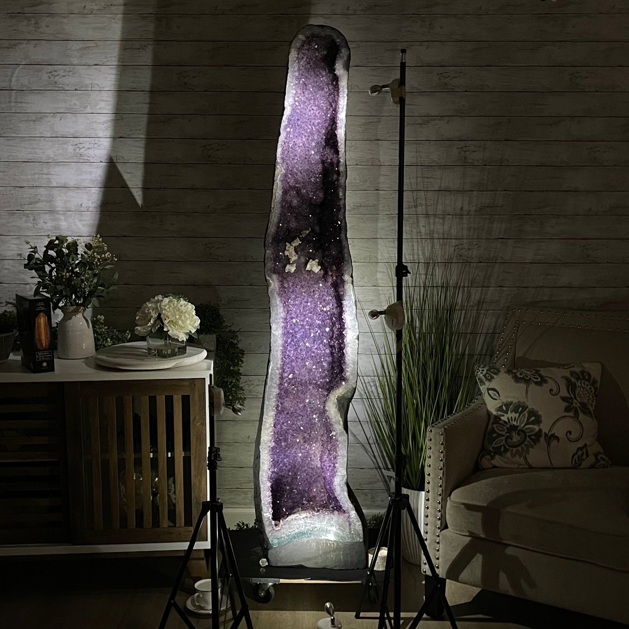 Large Extra Quality Brazilian Amethyst Cathedral, 277.8 lbs & 68.75" Tall #5601-1206 by Brazil Gems - Brazil GemsBrazil GemsLarge Extra Quality Brazilian Amethyst Cathedral, 277.8 lbs & 68.75" Tall #5601-1206 by Brazil GemsCathedrals5601-1206