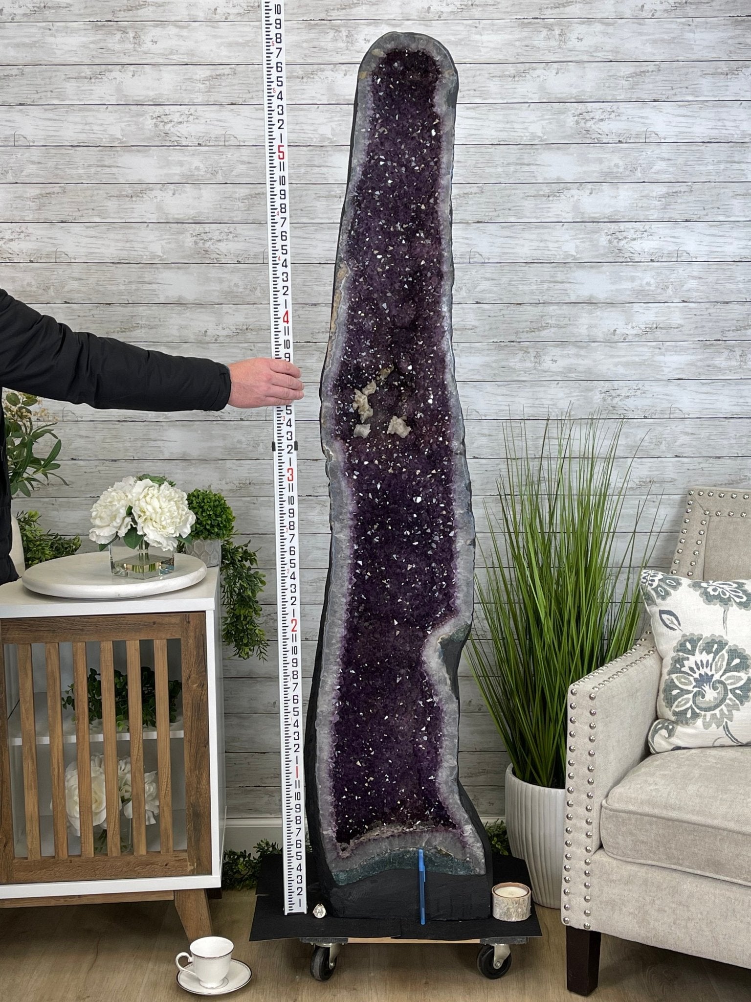 Large Extra Quality Brazilian Amethyst Cathedral, 277.8 lbs & 68.75" Tall #5601-1206 by Brazil Gems - Brazil GemsBrazil GemsLarge Extra Quality Brazilian Amethyst Cathedral, 277.8 lbs & 68.75" Tall #5601-1206 by Brazil GemsCathedrals5601-1206