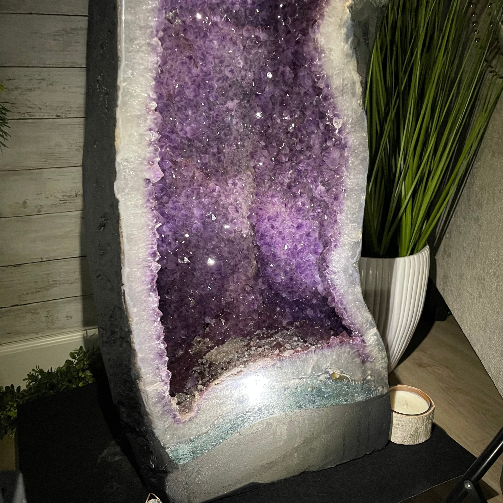 Large Extra Quality Brazilian Amethyst Cathedral, 277.8 lbs & 68.75" Tall #5601-1206 by Brazil Gems - Brazil GemsBrazil GemsLarge Extra Quality Brazilian Amethyst Cathedral, 277.8 lbs & 68.75" Tall #5601-1206 by Brazil GemsCathedrals5601-1206