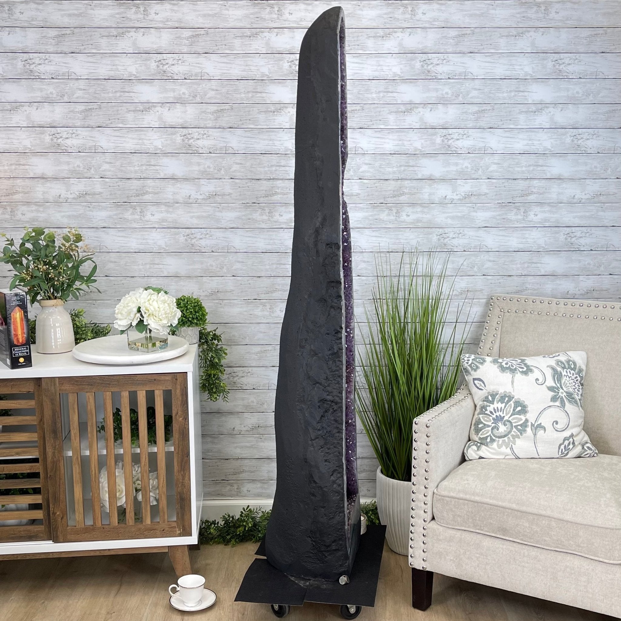 Large Extra Quality Brazilian Amethyst Cathedral, 277.8 lbs & 68.75" Tall #5601-1206 by Brazil Gems - Brazil GemsBrazil GemsLarge Extra Quality Brazilian Amethyst Cathedral, 277.8 lbs & 68.75" Tall #5601-1206 by Brazil GemsCathedrals5601-1206