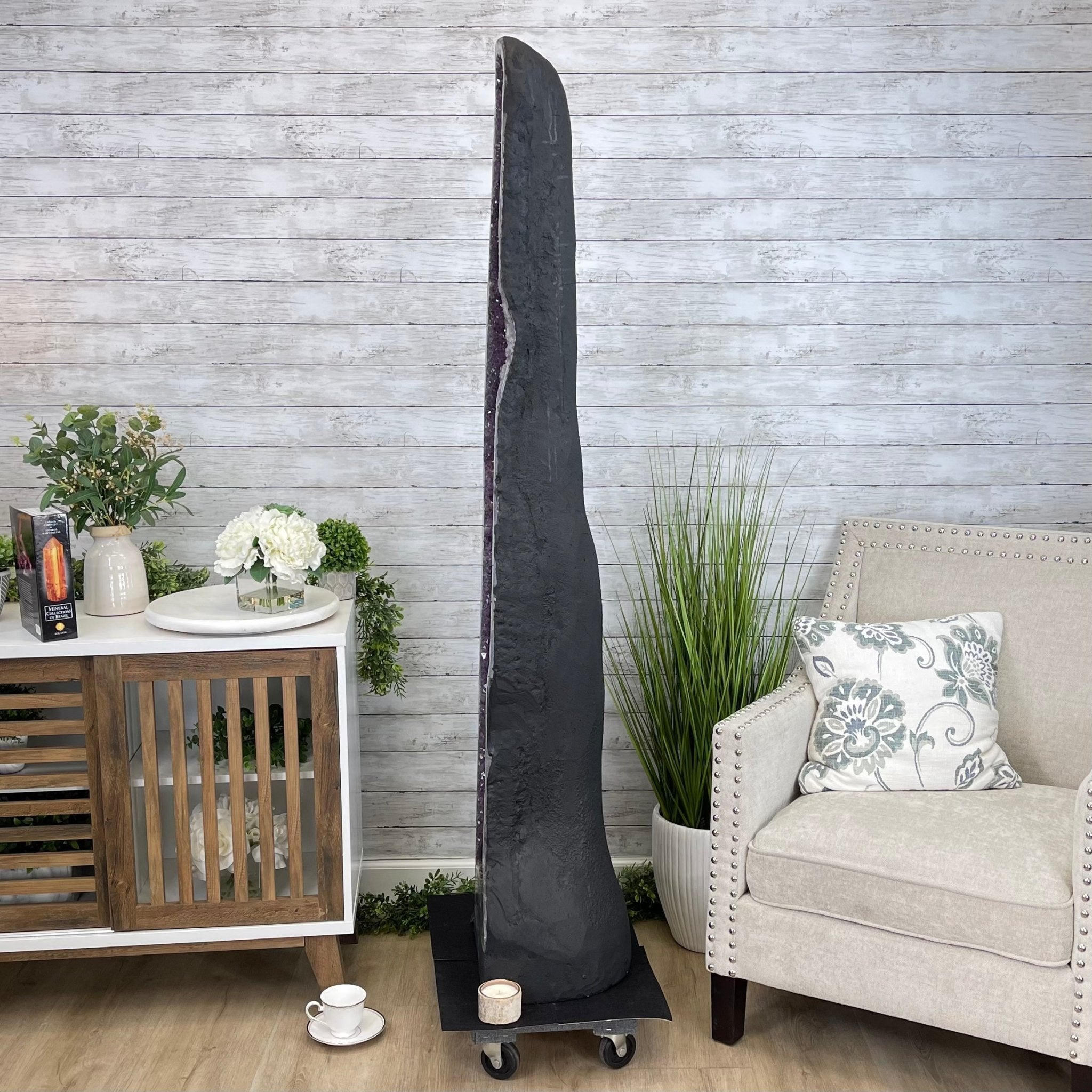 Large Extra Quality Brazilian Amethyst Cathedral, 277.8 lbs & 68.75" Tall #5601-1206 by Brazil Gems - Brazil GemsBrazil GemsLarge Extra Quality Brazilian Amethyst Cathedral, 277.8 lbs & 68.75" Tall #5601-1206 by Brazil GemsCathedrals5601-1206