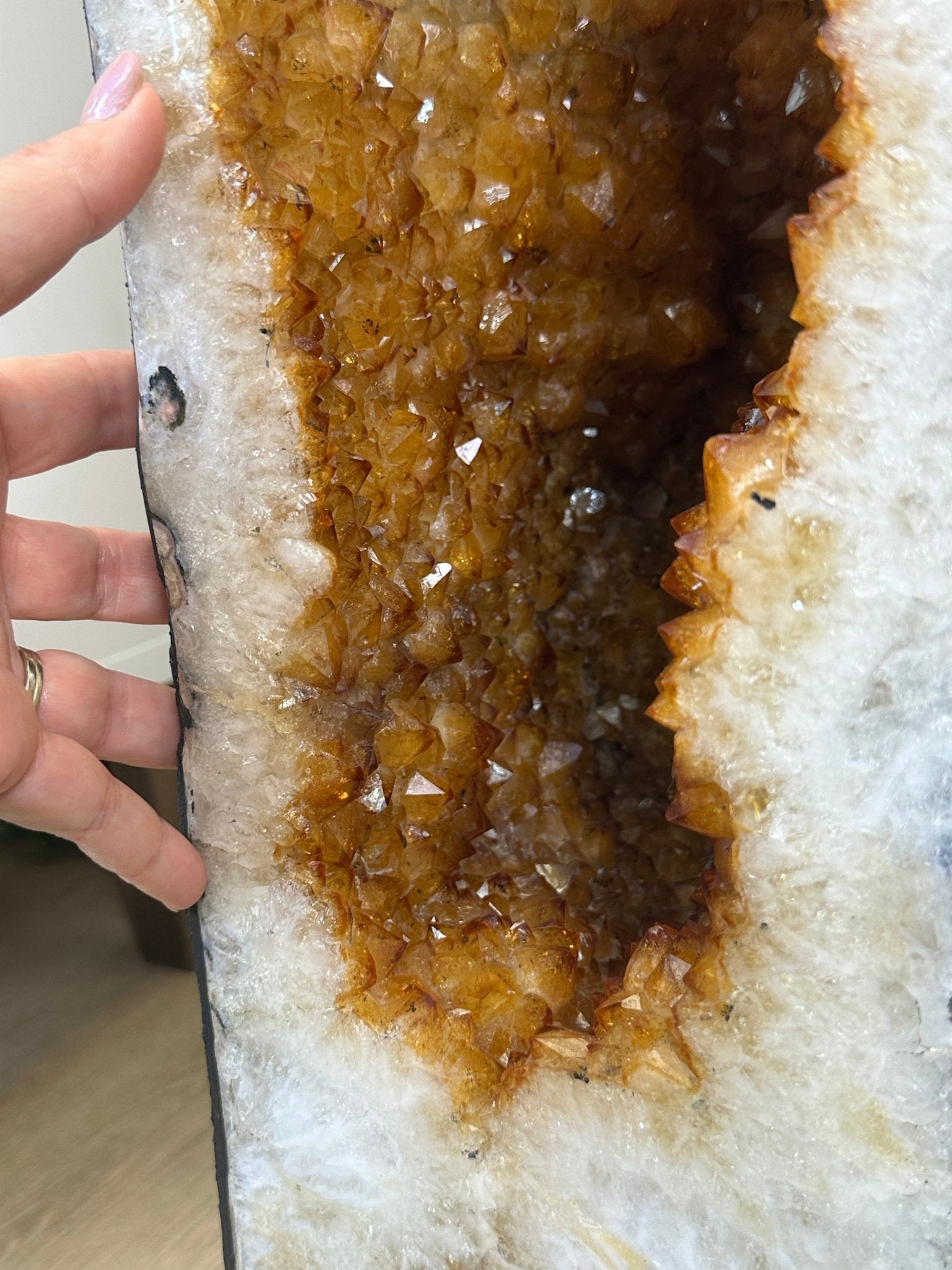 Large Extra Quality Citrine Cathedral, 112.5 lbs & 37.5" Tall #5603 - 0405 - Brazil GemsBrazil GemsLarge Extra Quality Citrine Cathedral, 112.5 lbs & 37.5" Tall #5603 - 0405Cathedrals5603 - 0405