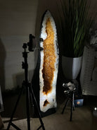 Large Extra Quality Citrine Cathedral, 112.5 lbs & 37.5" Tall #5603 - 0405 - Brazil GemsBrazil GemsLarge Extra Quality Citrine Cathedral, 112.5 lbs & 37.5" Tall #5603 - 0405Cathedrals5603 - 0405