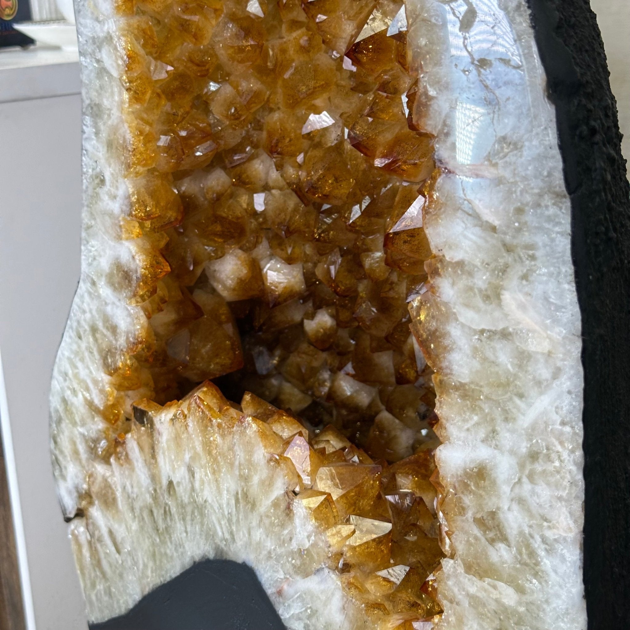 Large Extra Quality Citrine Cathedral, 145.5 lbs & 27.8" Tall #5603 - 0406 - Brazil GemsBrazil GemsLarge Extra Quality Citrine Cathedral, 145.5 lbs & 27.8" Tall #5603 - 0406Cathedrals5603 - 0406
