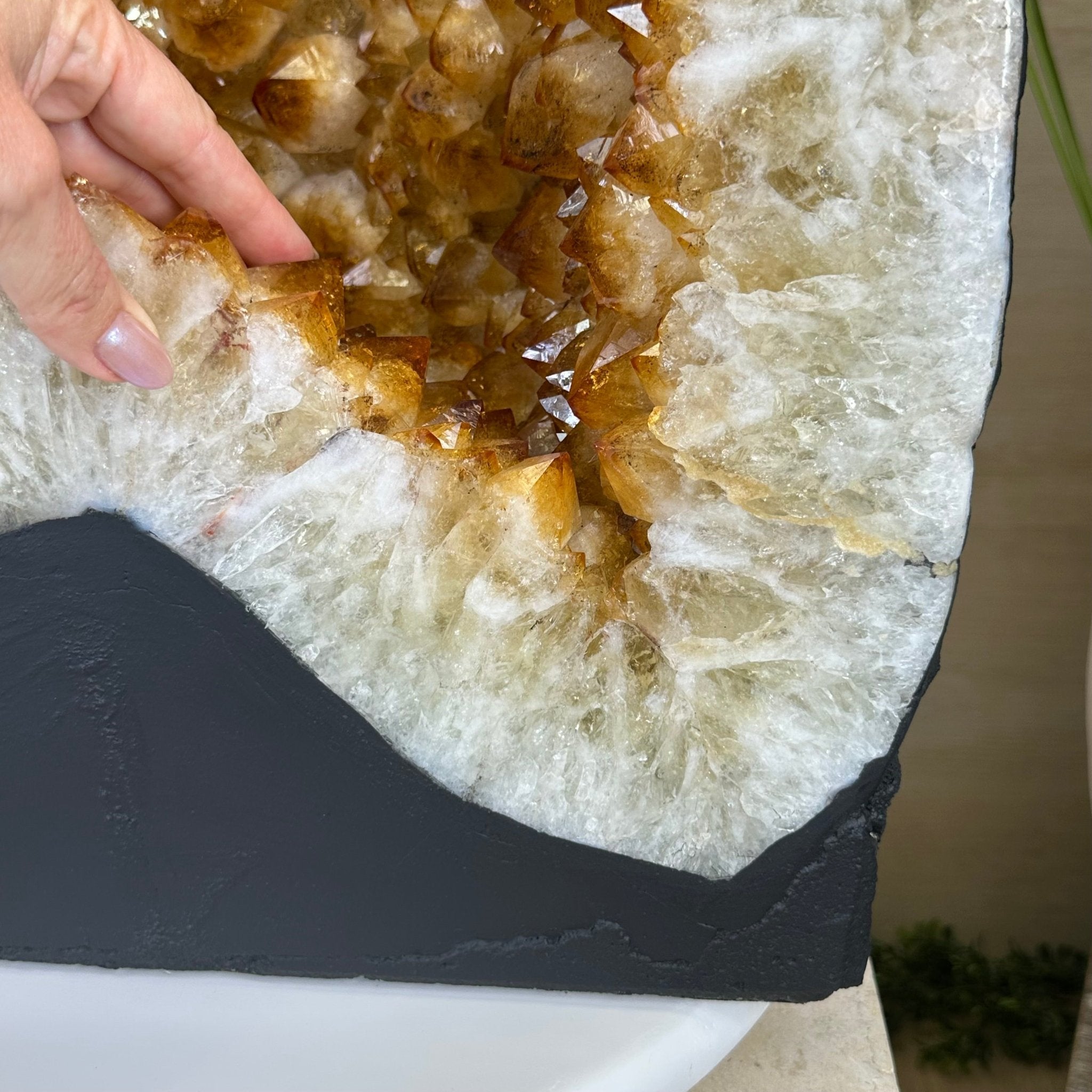 Large Extra Quality Citrine Cathedral, 145.5 lbs & 27.8" Tall #5603 - 0406 - Brazil GemsBrazil GemsLarge Extra Quality Citrine Cathedral, 145.5 lbs & 27.8" Tall #5603 - 0406Cathedrals5603 - 0406