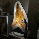 Large Extra Quality Citrine Cathedral, 145.5 lbs & 27.8" Tall #5603 - 0406 - Brazil GemsBrazil GemsLarge Extra Quality Citrine Cathedral, 145.5 lbs & 27.8" Tall #5603 - 0406Cathedrals5603 - 0406