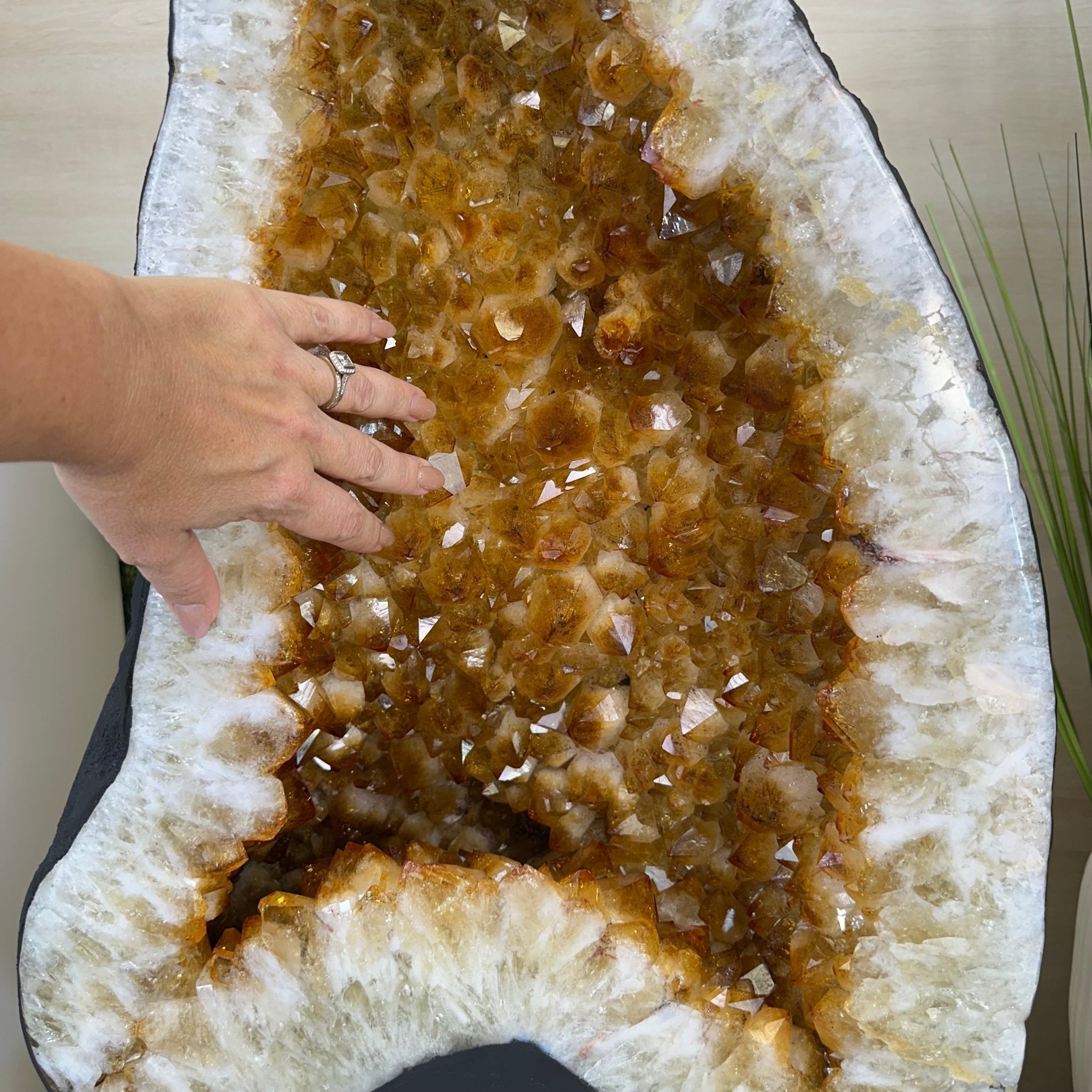 Large Extra Quality Citrine Cathedral, 145.5 lbs & 27.8" Tall #5603 - 0406 - Brazil GemsBrazil GemsLarge Extra Quality Citrine Cathedral, 145.5 lbs & 27.8" Tall #5603 - 0406Cathedrals5603 - 0406