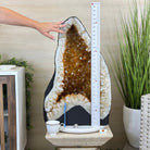 Large Extra Quality Citrine Cathedral, 145.5 lbs & 27.8" Tall #5603 - 0406 - Brazil GemsBrazil GemsLarge Extra Quality Citrine Cathedral, 145.5 lbs & 27.8" Tall #5603 - 0406Cathedrals5603 - 0406