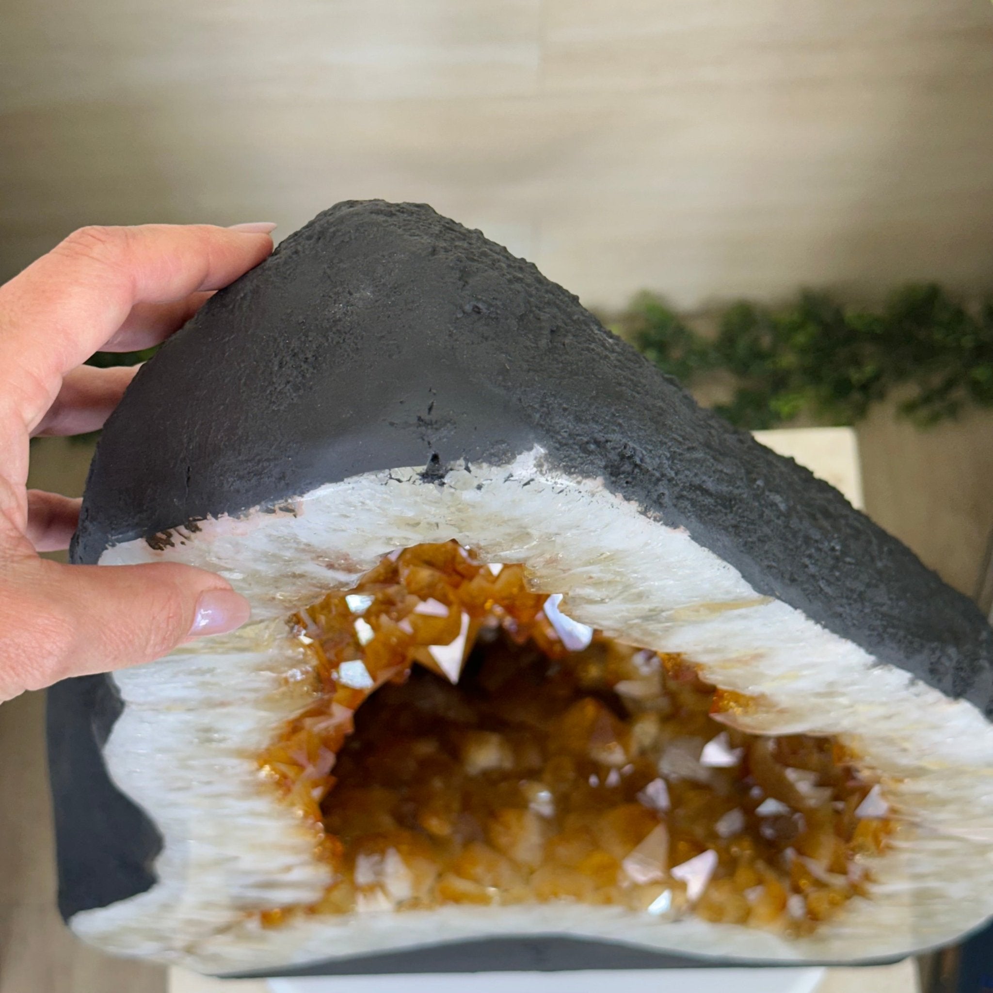 Large Extra Quality Citrine Cathedral, 145.5 lbs & 27.8" Tall #5603 - 0406 - Brazil GemsBrazil GemsLarge Extra Quality Citrine Cathedral, 145.5 lbs & 27.8" Tall #5603 - 0406Cathedrals5603 - 0406