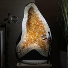 Large Extra Quality Citrine Cathedral, 145.5 lbs & 27.8" Tall #5603 - 0406 - Brazil GemsBrazil GemsLarge Extra Quality Citrine Cathedral, 145.5 lbs & 27.8" Tall #5603 - 0406Cathedrals5603 - 0406