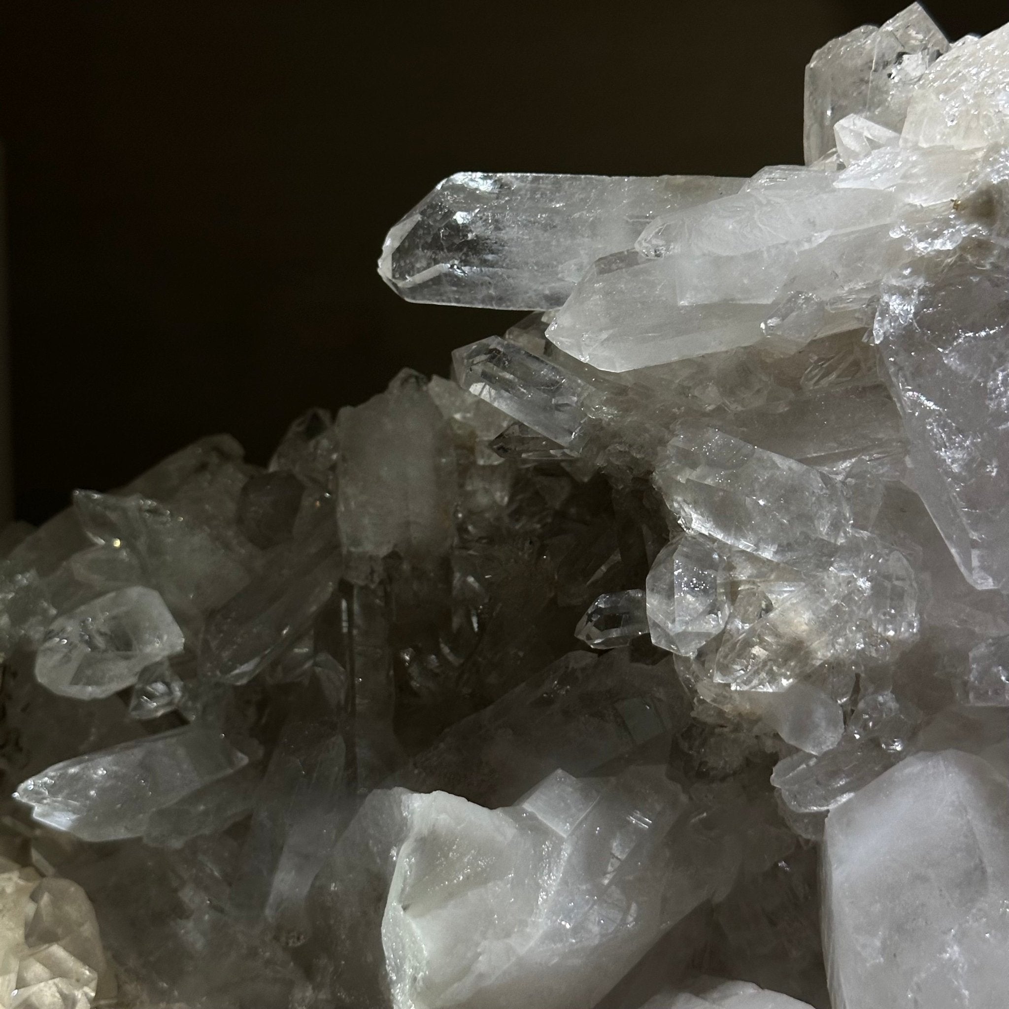 Large Extra Quality Clear Quartz Cluster 147.7 lbs & 22.1" Long 5494 - 0013 - Brazil GemsBrazil GemsLarge Extra Quality Clear Quartz Cluster 147.7 lbs & 22.1" Long 5494 - 0013Clusters With Natural Bases5494 - 0013
