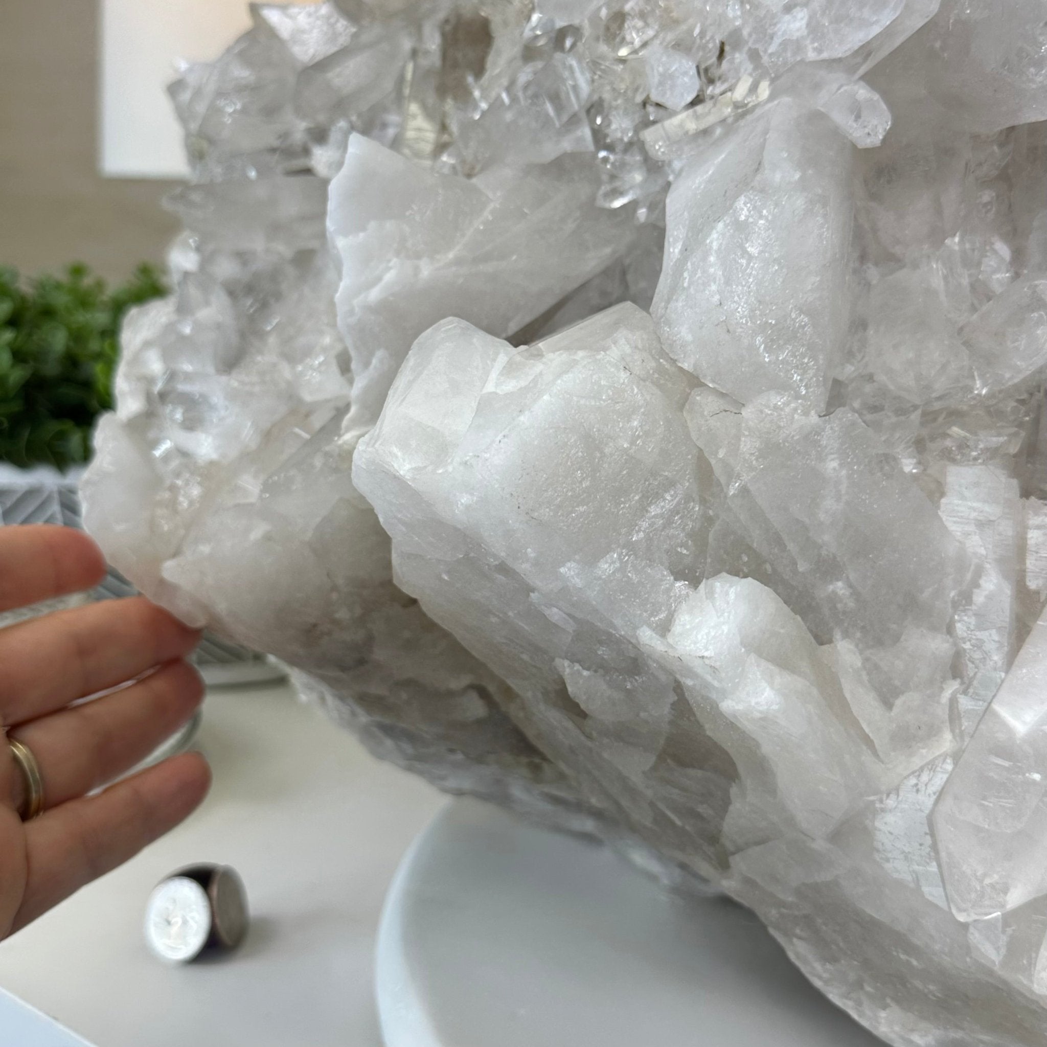Large Extra Quality Clear Quartz Cluster 147.7 lbs & 22.1" Long 5494 - 0013 - Brazil GemsBrazil GemsLarge Extra Quality Clear Quartz Cluster 147.7 lbs & 22.1" Long 5494 - 0013Clusters With Natural Bases5494 - 0013