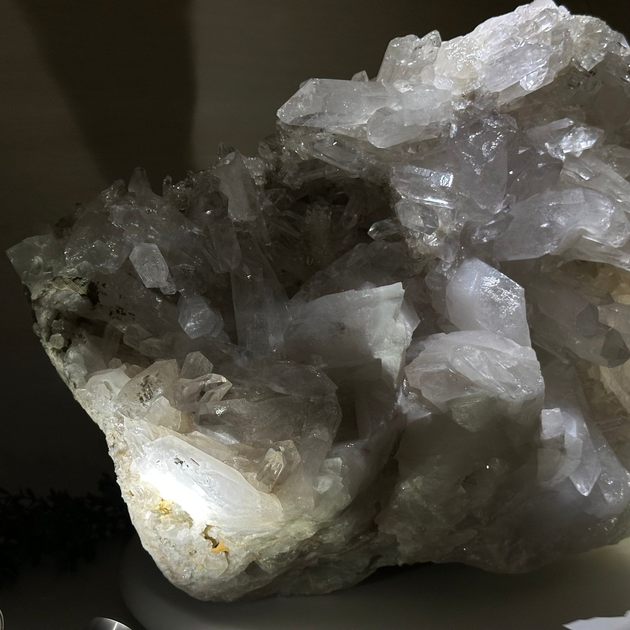 Large Extra Quality Clear Quartz Cluster 147.7 lbs & 22.1" Long 5494 - 0013 - Brazil GemsBrazil GemsLarge Extra Quality Clear Quartz Cluster 147.7 lbs & 22.1" Long 5494 - 0013Clusters With Natural Bases5494 - 0013
