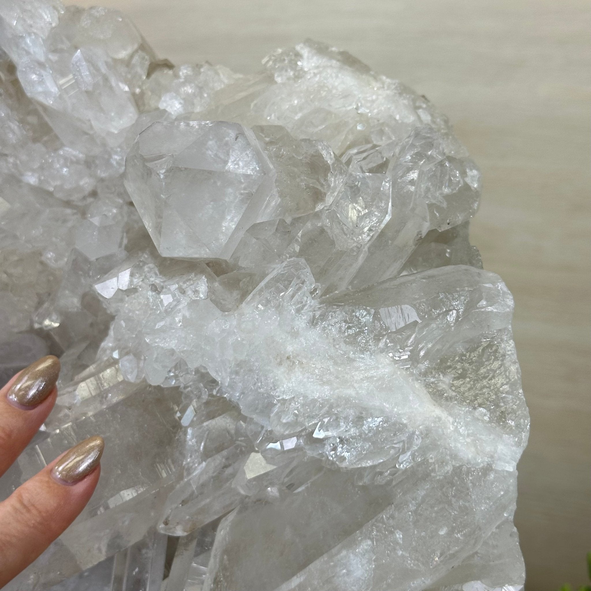 Large Extra Quality Clear Quartz Cluster 147.7 lbs & 22.1" Long 5494 - 0013 - Brazil GemsBrazil GemsLarge Extra Quality Clear Quartz Cluster 147.7 lbs & 22.1" Long 5494 - 0013Clusters With Natural Bases5494 - 0013