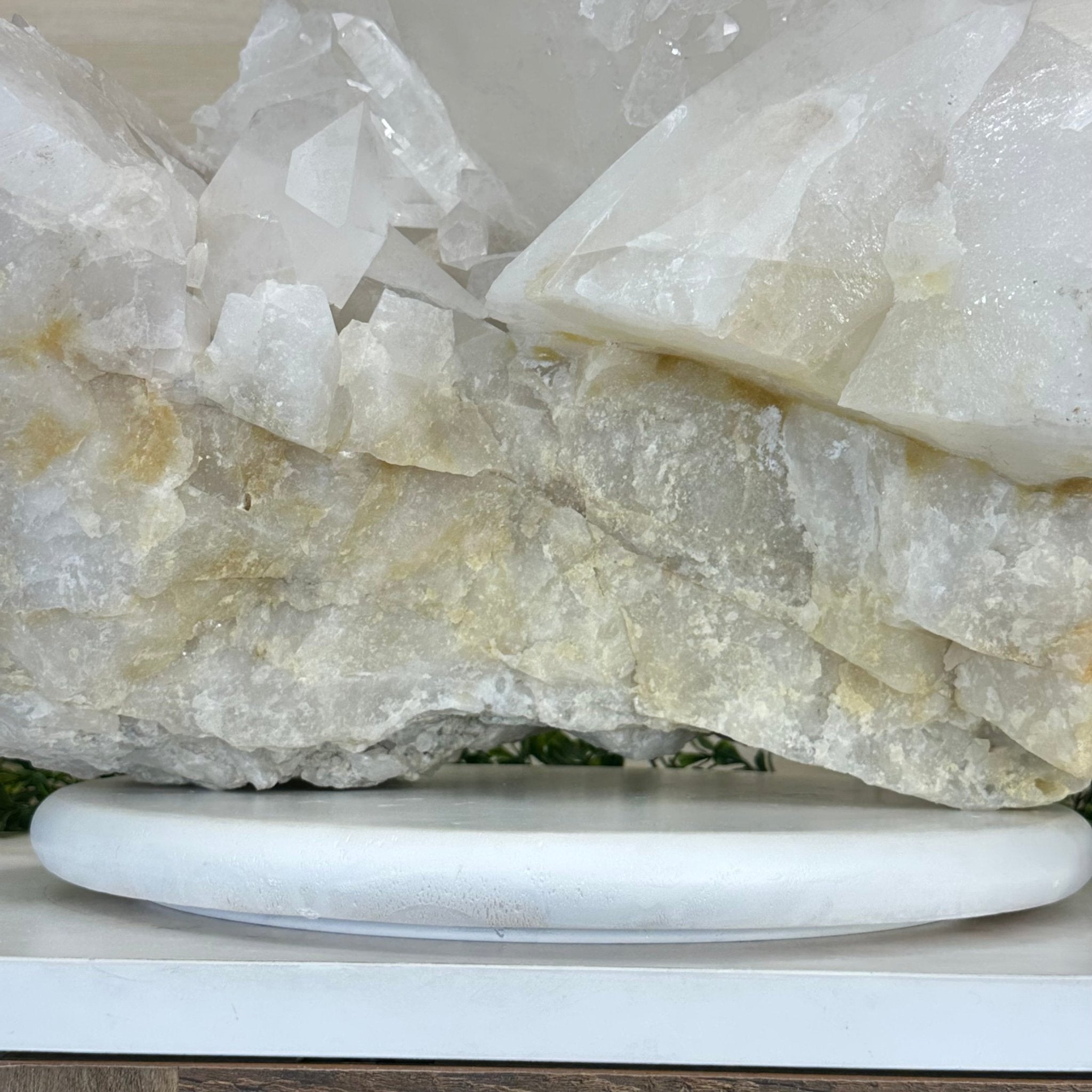Large Extra Quality Clear Quartz Cluster 154.4 lbs & 22" Long 5494 - 0014 - Brazil GemsBrazil GemsLarge Extra Quality Clear Quartz Cluster 154.4 lbs & 22" Long 5494 - 0014Clusters With Natural Bases5494 - 0014